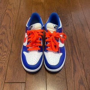 Dunk Low GS game royal crimson sneaker (YOUTH SIZE 7, WOMEN SIZE 9)